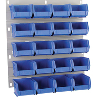 Hanging Panel, 20 Bins, 18" W x 1" D x 19" H Nuna Depot Inc.