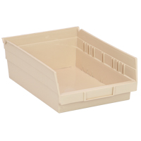 Bac pour &eacute;tag&egrave;re &eacute;conomique, 8-3/8" la, 4" h x 11-5/8" p, Ivoire Nuna Depot Inc.