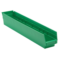 Bac pour &eacute;tag&egrave;re &eacute;conomique, 4-1/8" la, 4" h x 23-5/8" p, Vert Nuna Depot Inc.