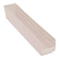 Bac pour &eacute;tag&egrave;re &eacute;conomique, 4-1/8" la, 4" h x 23-5/8" p, Ivoire Nuna Depot Inc.