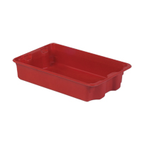 Stack-N-Nest&reg; Plexton Containers, 14.8" W x 24.3" D x 5.1" H, Red Nuna Depot Inc.