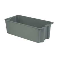 Stack-N-Nest&reg; Plexton Containers, 20.1" W x 42.5" D x 14.1" H, Grey Nuna Depot Inc.