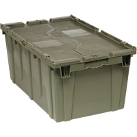Boîte de transfert avec couvercle, 12,5" x  x , Gris Nuna Depot Inc.