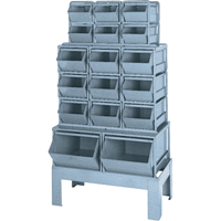 Combinaisons de bacs &agrave; assembler, Cap. 1000 lb, 33-1/2" la x 19 1/2" p x 54-1/4" h, Bleu Nuna Depot Inc.