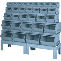Combinaisons de bacs &agrave; assembler, Cap. 1000 lb, 68" la x 19-1/2" p x 55 1/4" h, Bleu Nuna Depot Inc.