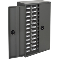 Casiers pour pi&egrave;ces KPC-400, Acier galvanis&eacute;, 48 tiroirs, 22-3/5" x 10-4/5" x 36-9/10", Gris Nuna Depot Inc.