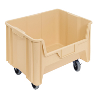 Mobile Giant Stack Container, 12-7/16" H x 19-7/8" W x 15-1/4" D, 250 lbs. Capacity, Ivory Nuna Depot Inc.