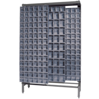 Free-Standing Tip-Out Bins Slider System, 48" W x 18" D x 77" H, 303 Drawers Nuna Depot Inc.