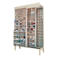 Free-Standing Tip-Out Bins Slider System, 48" W x 18" D x 77" H, 112 Drawers Nuna Depot Inc.