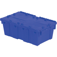 Flipak&reg; Polyethylene Plastic (PE) Distribution Containers, 19.7" x 11.8" x 7.3", Blue Nuna Depot Inc.