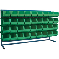 Rayonnage &agrave; persienne avec bacs, 36 bacs, 72" la x 15" p x 40" h Nuna Depot Inc.