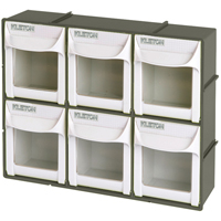 Heavy-Duty Tilt Bin, 11-3/4" W x 3-1/2" D x 9-3/4" H, 6 Drawers Nuna Depot Inc.
