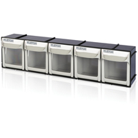 Heavy-Duty Tilt Bin, 23-1/2" W x 4" D x 5-7/8" H, 5 Drawers Nuna Depot Inc.