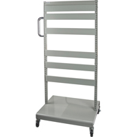 Mobile Tilt Bin Rack - Cart Only, Double-sided, 26-1/4" W x 22" D x 57-1/2" H Nuna Depot Inc.