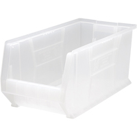 Hulk Containers, 11" W x 10" H x 23-7/8" D, Clear Nuna Depot Inc.