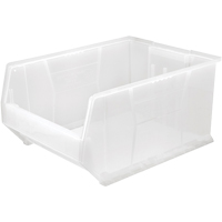 Hulk Containers, 18-1/4" W x 12" H x 23-7/8" D, Clear Nuna Depot Inc.