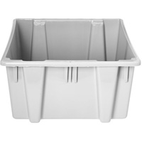 Caisse-palette empilable et emboîtable, 13" x 15,5" x 19,5", Gris Nuna Depot Inc.
