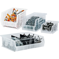 Bac transparent ultra empilable & suspendable, 11" la, 10" h x 18" p, Transparent Nuna Depot Inc.