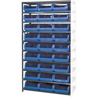 Shelving Unit with Stacking Bins, Steel, Magnum Bin, Add-On, 42" W x 76" H Nuna Depot Inc.