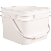 Seau carr&eacute;, Plastique, 2,1 gal. Nuna Depot Inc.