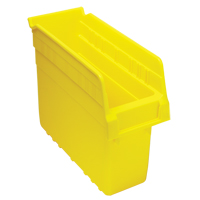 Store-Max Shelf Bins, 4-3/8" W x 8" H x 11-5/8" D, Yellow, 44 lbs. Capacity Nuna Depot Inc.