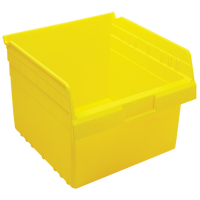 Store-Max Shelf Bins, 11-1/8" W x 8" H x 11-5/8" D, Yellow, 44 lbs. Capacity Nuna Depot Inc.