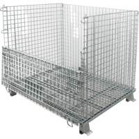 Conteneur repliable en m&eacute;tal grillag&eacute;, 40" la x 48" p x 42" h, Capacit&eacute; de 4000 lb Nuna Depot Inc.