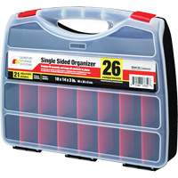 Boîte &agrave; compartiments en plastique, 14" la x 18" p x 3" h, 26 compartiments Nuna Depot Inc.