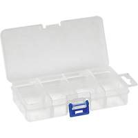 Boîte &agrave; compartiments en plastique, 2,75" la x 5,5" p x 1,25" h, 8 compartiments Nuna Depot Inc.