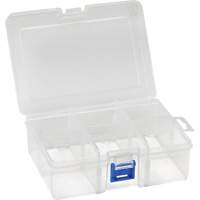 Boîte &agrave; compartiments en plastique, 4,75" la x 6,75" p x 2,25" h, 6 compartiments Nuna Depot Inc.