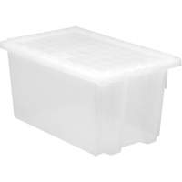 Contenant robuste Stack & Nest, 15" x 19,5" x 29,5", Transparent Nuna Depot Inc.