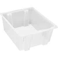 Contenant robuste Stack & Nest, 10" x 19,5" x 23,5", Transparent Nuna Depot Inc.