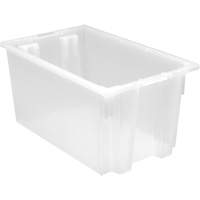 Contenant robuste Stack & Nest, 12" x 19,5" x 23,5", Transparent Nuna Depot Inc.
