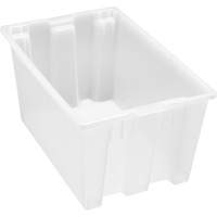 Contenant robuste Stack & Nest, 15" x 19,5" x 29,5", Transparent Nuna Depot Inc.