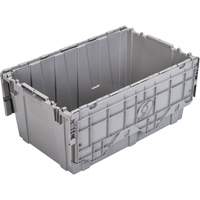 FP243C FliPak Nestable Tote, 26.9" x 16.9" x 12.1", Grey Nuna Depot Inc.