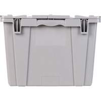 FP243C FliPak Nestable Tote, 26.9" x 16.9" x 12.1", Grey Nuna Depot Inc.
