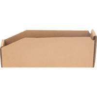 Deep Corrugated Parts Bins, 1-15/16" W x 11-1/4" D x 4-1/2" H, Beige Nuna Depot Inc.