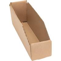 Deep Corrugated Parts Bins, 2-7/8" W x 11-1/4" D x 4-1/2" H, Beige Nuna Depot Inc.