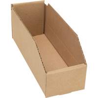 Boîtes profondes en carton ondul&eacute;, 3-3/4" la x 11-1/4" p x 4-1/2" h, Beige Nuna Depot Inc.