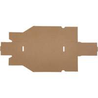 Boîtes profondes en carton ondul&eacute;, 3-3/4" la x 11-1/4" p x 4-1/2" h, Beige Nuna Depot Inc.