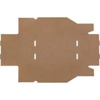 Boîtes profondes en carton ondul&eacute;, 8-3/4" la x 11-1/4" p x 4-1/2" h, Beige Nuna Depot Inc.
