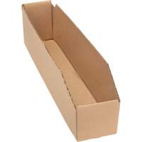 Boîtes profondes en carton ondul&eacute;, 1-7/8" la x 17-1/8" p x 4-1/2" h, Beige Nuna Depot Inc.