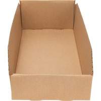 Boîtes profondes en carton ondul&eacute;, 7-3/4" la x 17-1/4" p x 4-1/2" h, Beige Nuna Depot Inc.