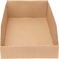 Boîtes profondes en carton ondul&eacute;, 9-3/4" la x 17-1/4" p x 4-1/2" h, Beige Nuna Depot Inc.