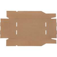 Boîtes profondes en carton ondul&eacute;, 11-3/4" la x 17-1/4" p x 4-1/2" h, Beige Nuna Depot Inc.