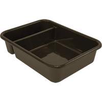 All-Purpose Compartmentalized Storage Tub, 5" H x 15" D x 20" L, Plastic, Brown Nuna Depot Inc.