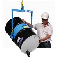 Drum Lifters - Manual Tilt, 55 US gal. (45 Imperial Gal.) Drum Size, 800 lbs./363 kg. Cap. Nuna Depot Inc.