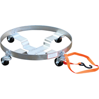 Multi-Tier Drum Dollies, Steel, 900 lbs. Capacity, 23-1/2" Diameter, Rubber Casters Nuna Depot Inc.