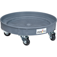 Socle roulant pour baril de confinement des fuites, 24,25" dia. X 7,625" h, Cap. de d&eacute;versement 1,5 gal. US Nuna Depot Inc.