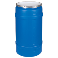 Polyethylene Drums, 30 US gal. (25 imp. Gal.), Open Top, Blue Nuna Depot Inc.